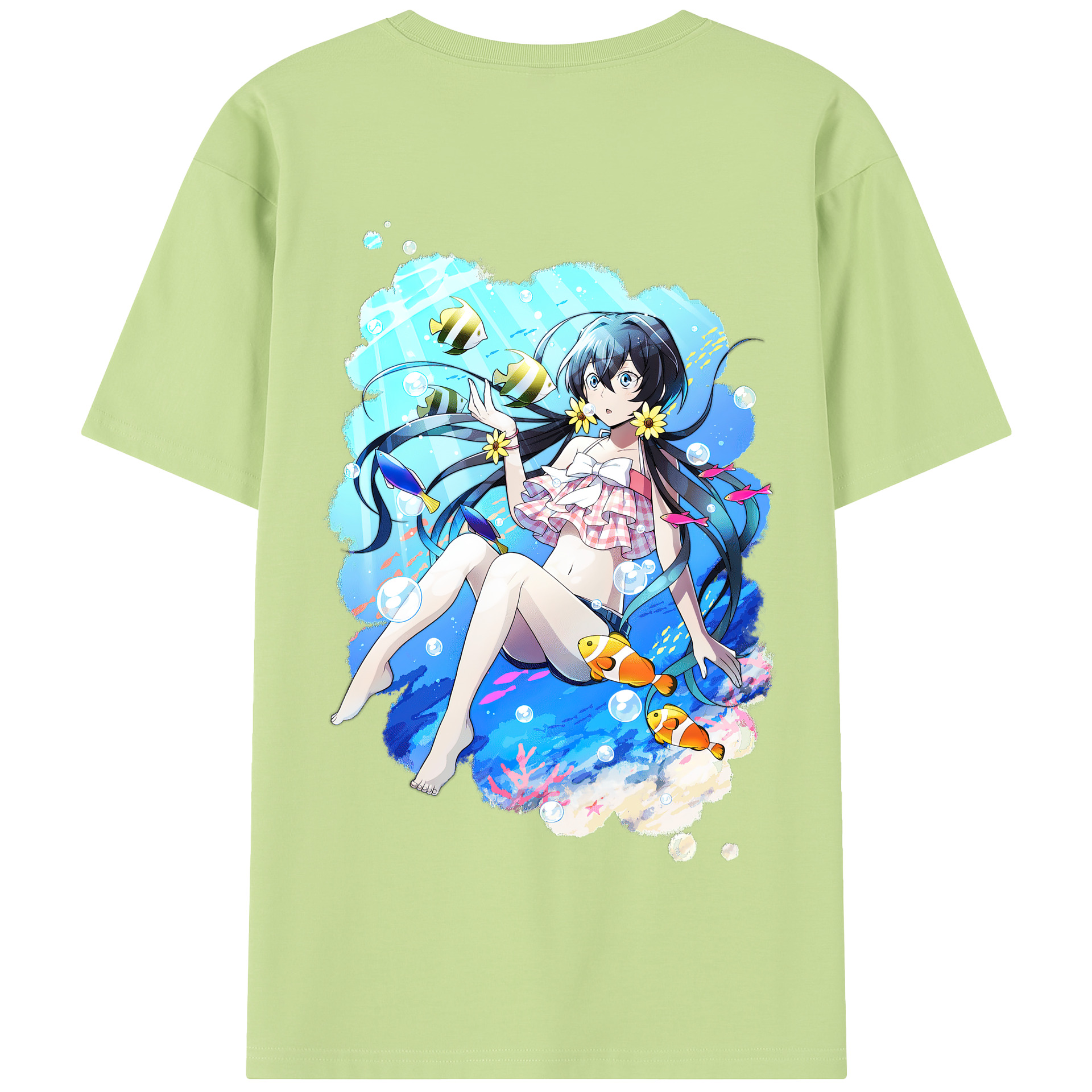 （画像用） 文豪ストレイドッグス Bungo Stray Dogs 綿100％半袖Tシャツ（背面プリント）